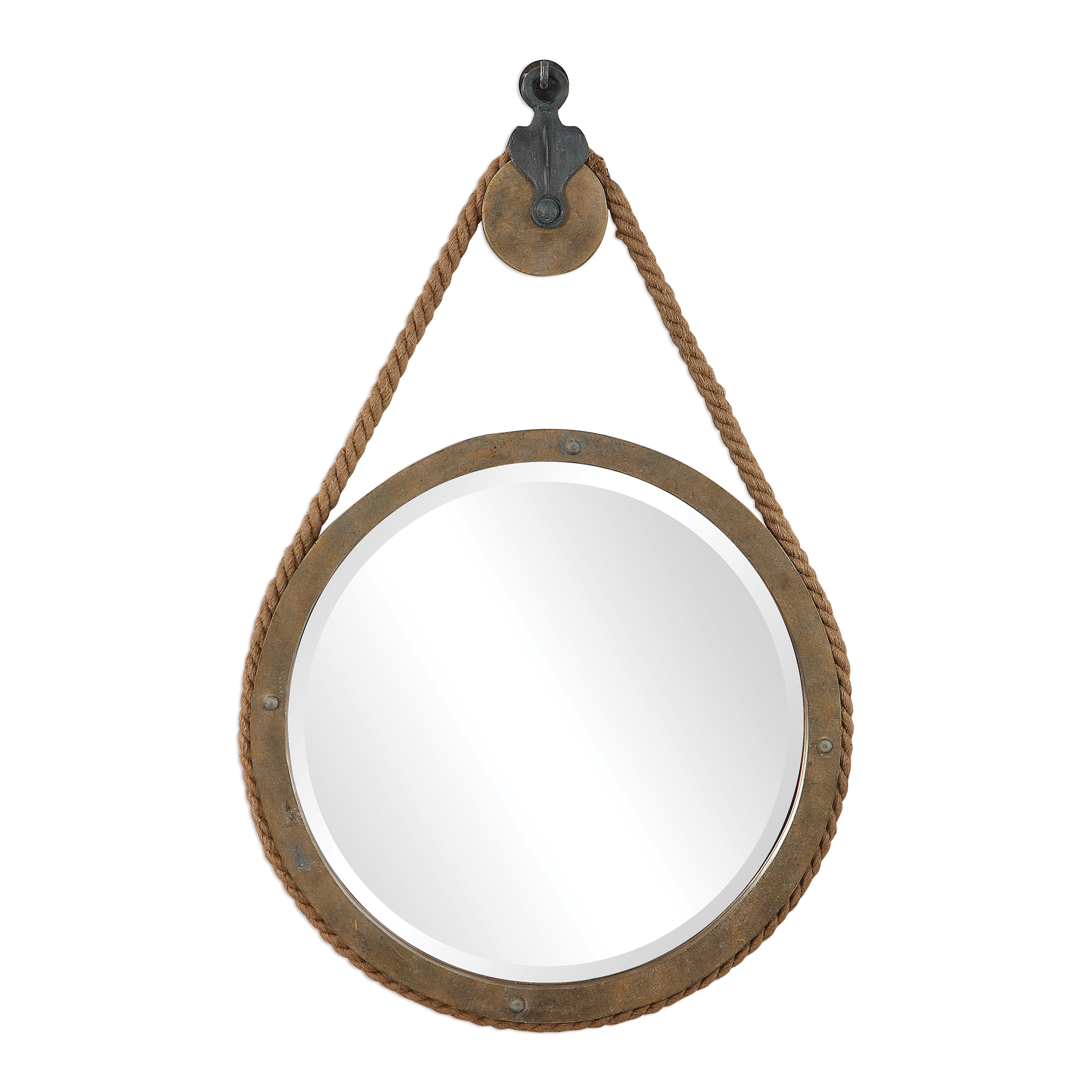 Picture of MELTON ROUND PULLEY MIRROR